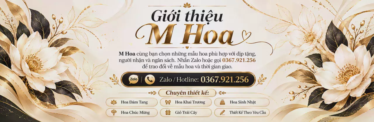 Ảnh bìa Shop hoa tươi Phường Hội Phú Gia Lai - Tư vấn mẫu hoa hợp ngân sách